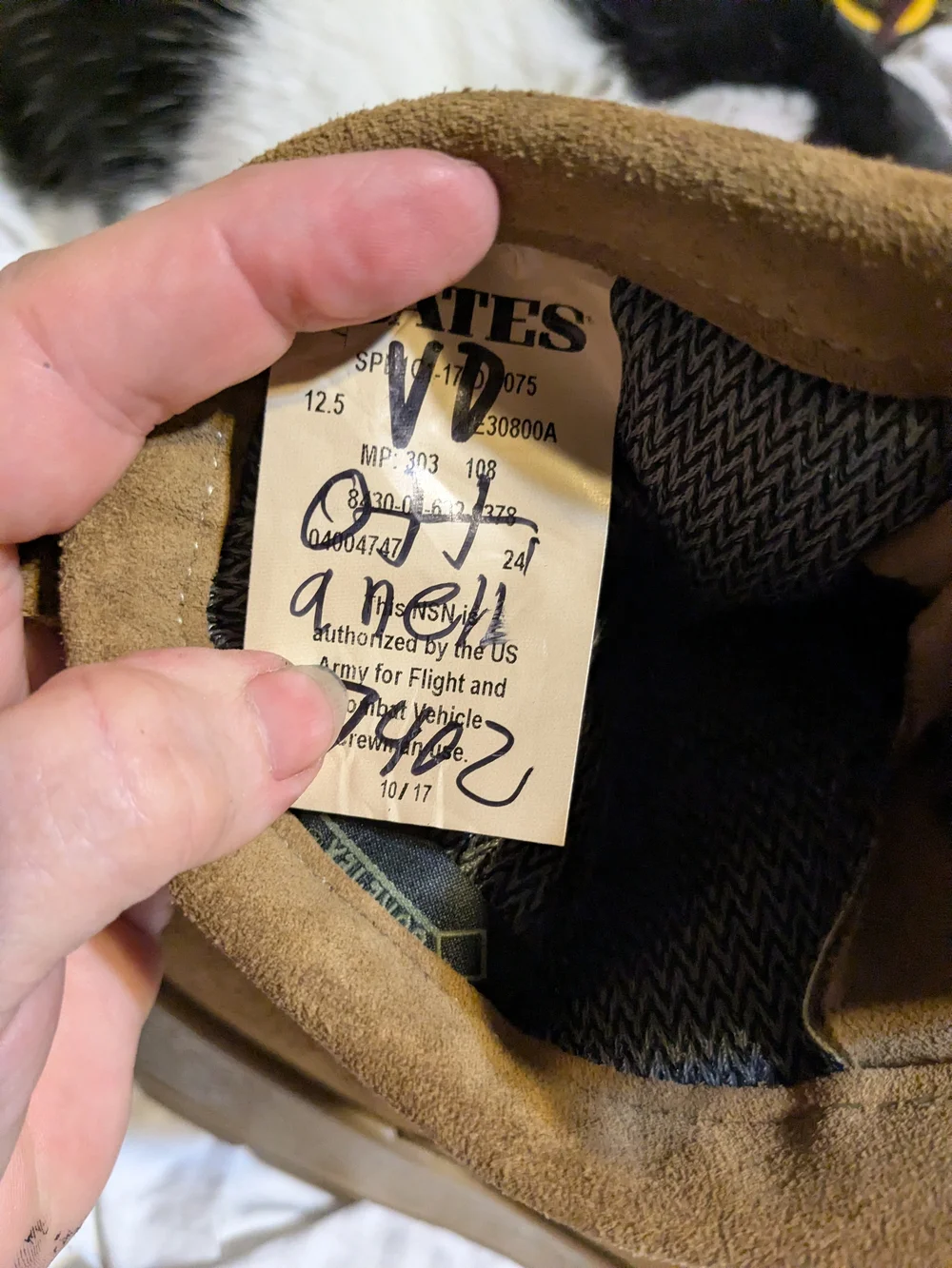 Bates  Bates Boots Temperate Weather Tan brown Combat Size 12.5